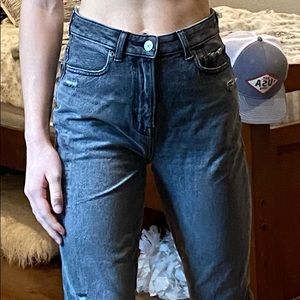 american eagle highest rise mom jeans